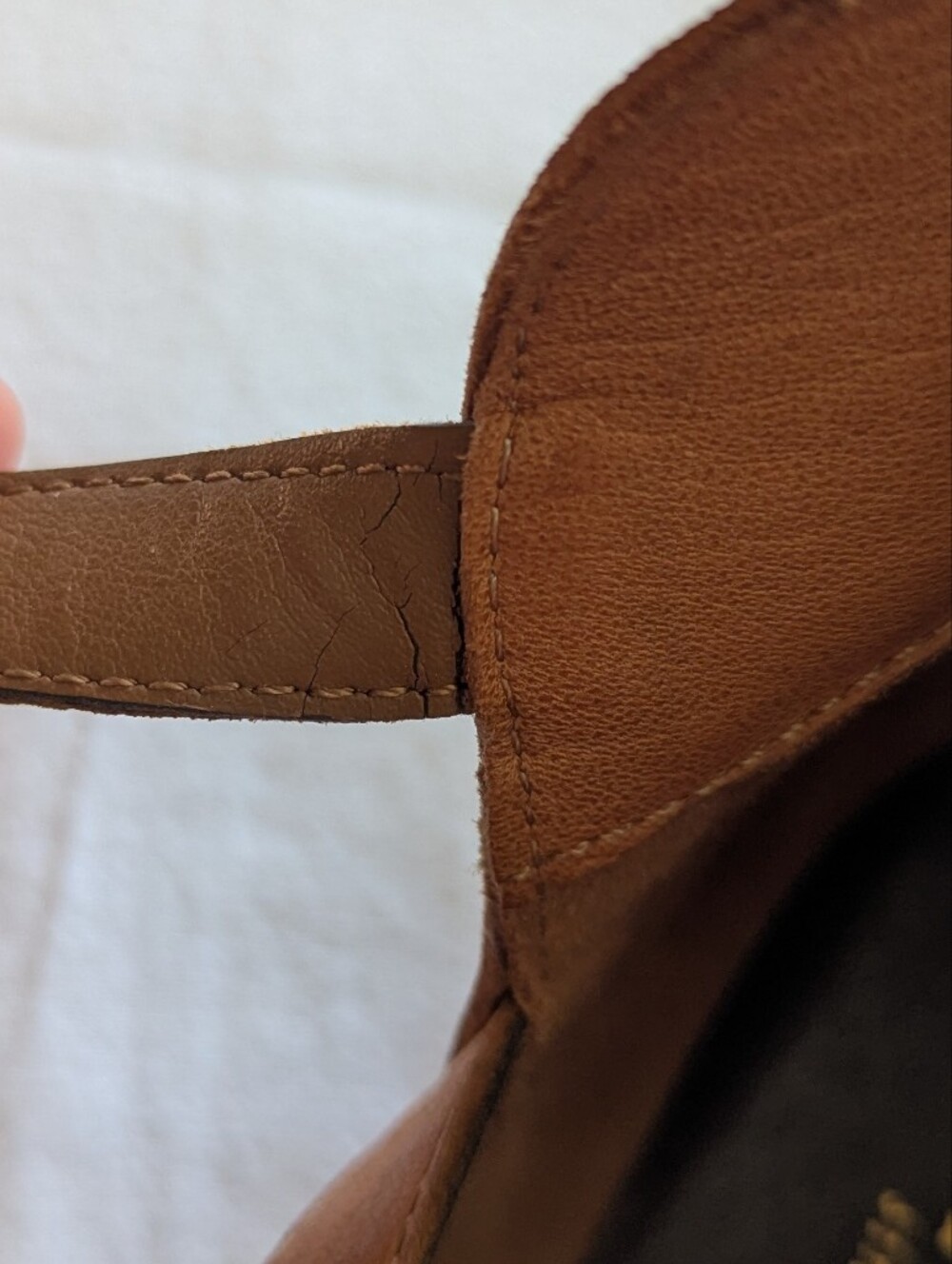 Diba Tan Leather Strap Ankle Boots, 8 - Picture 7 of 10